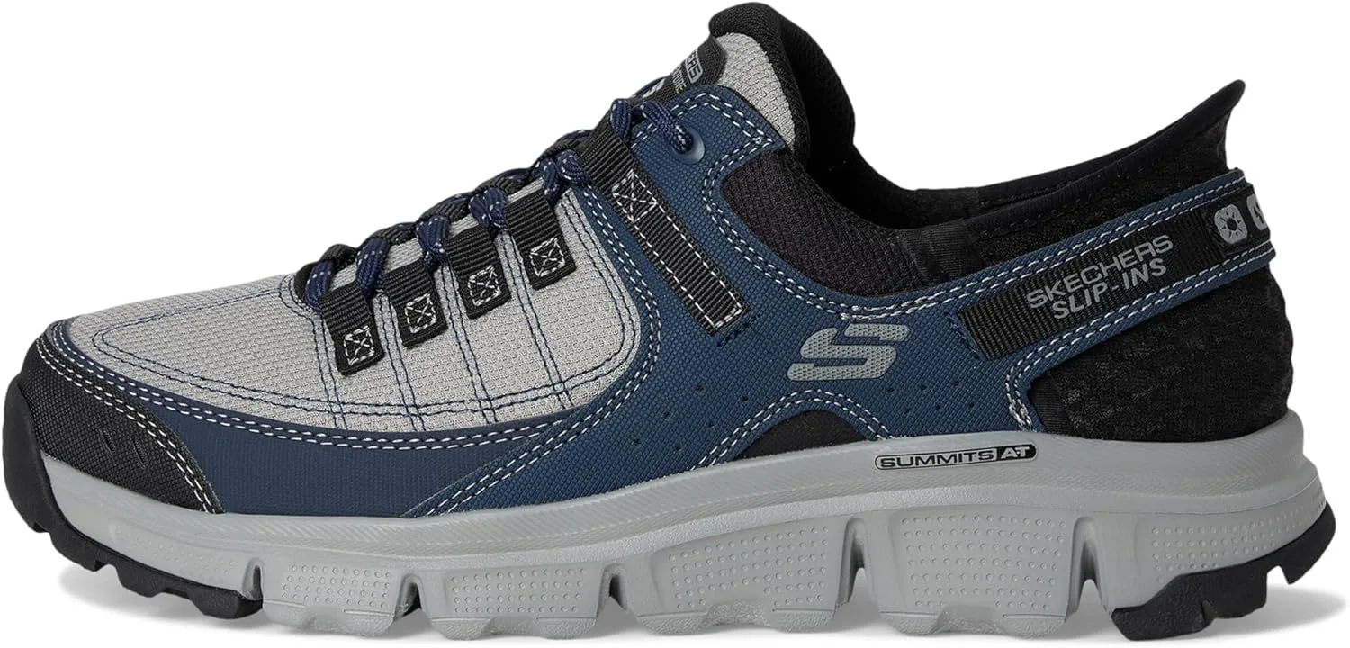 Мужские кроссовки Skechers Summits Hands Free Slip-in, серый/темно-синий — фото 4