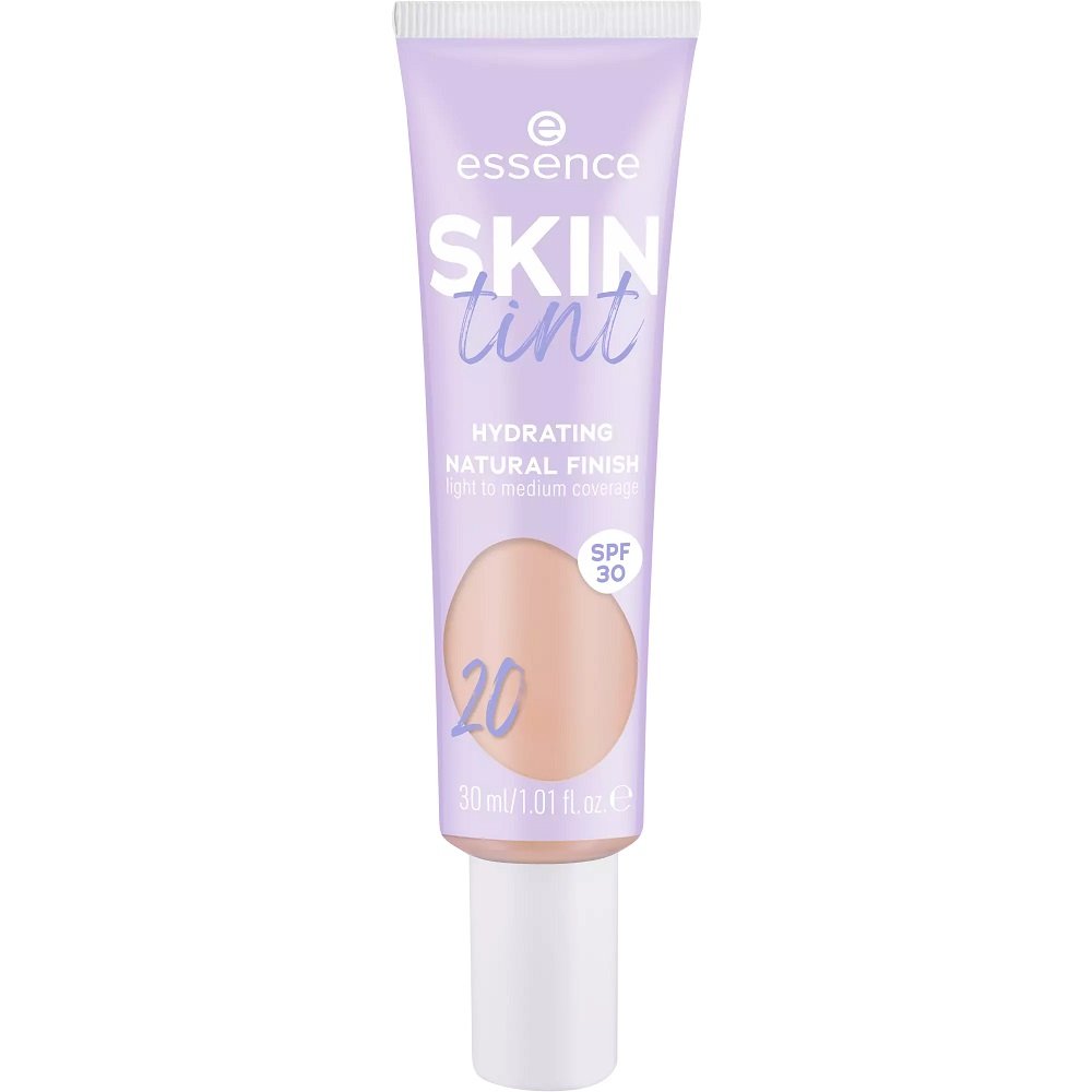 

Essence, Skin Tint, увлажняющий крем-краска с легким и средним покрытием SPF30 20, 30мл