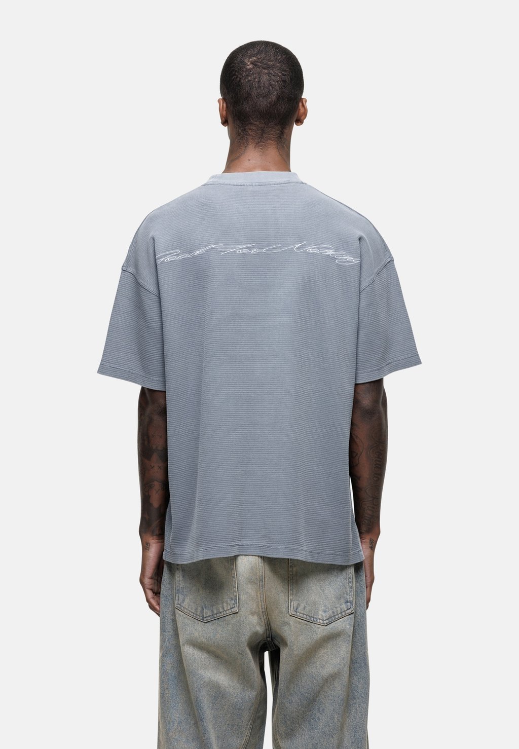

Футболка с принтом SCRIBBLE WAFFLE TEE Good For Nothing, серый