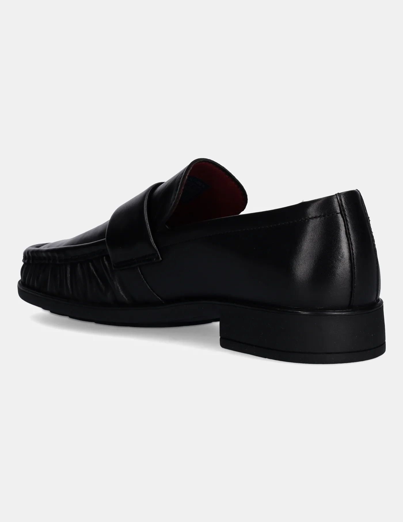 LOAFER SOFT NAPPA Кожаные лоферы со складками Tommy Hilfiger, черный — фото 4