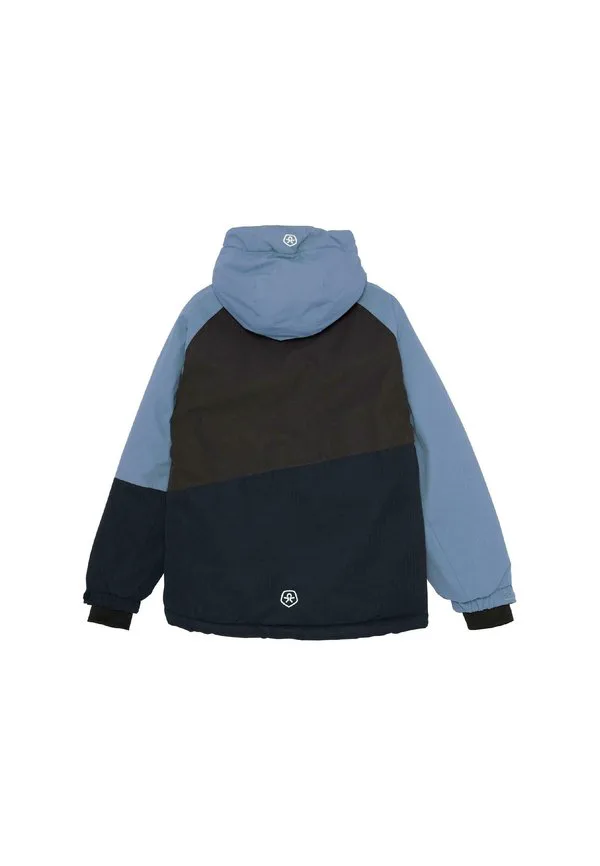 Светлая куртка с цветовыми блоками Color Kids, Coronet Blue — фото 2