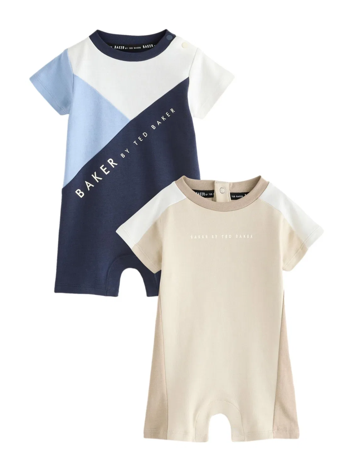 Комбинезон/боди Baker by Ted Baker в светло-бежевом, темно-синем и светло-голубом цветах