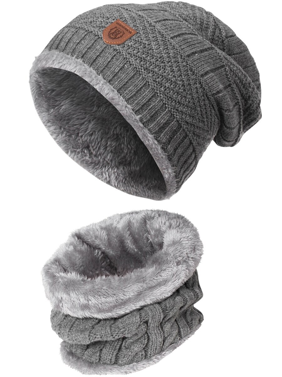 

Шапка INDICODE JEANS Beanie, серый