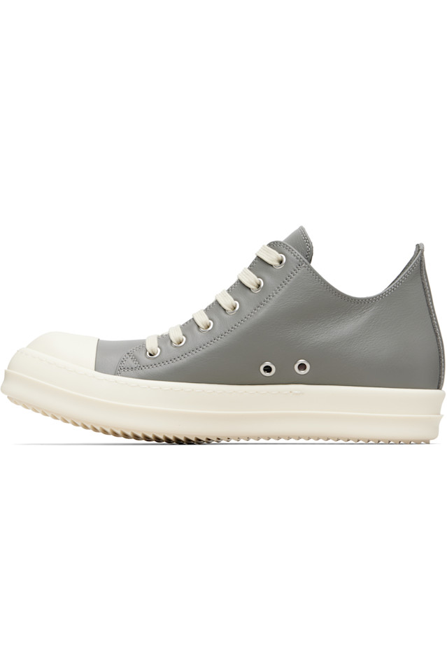 Низкие кроссовки Gray Temple Rick Owens, Euca/Milk/Milk — фото 3