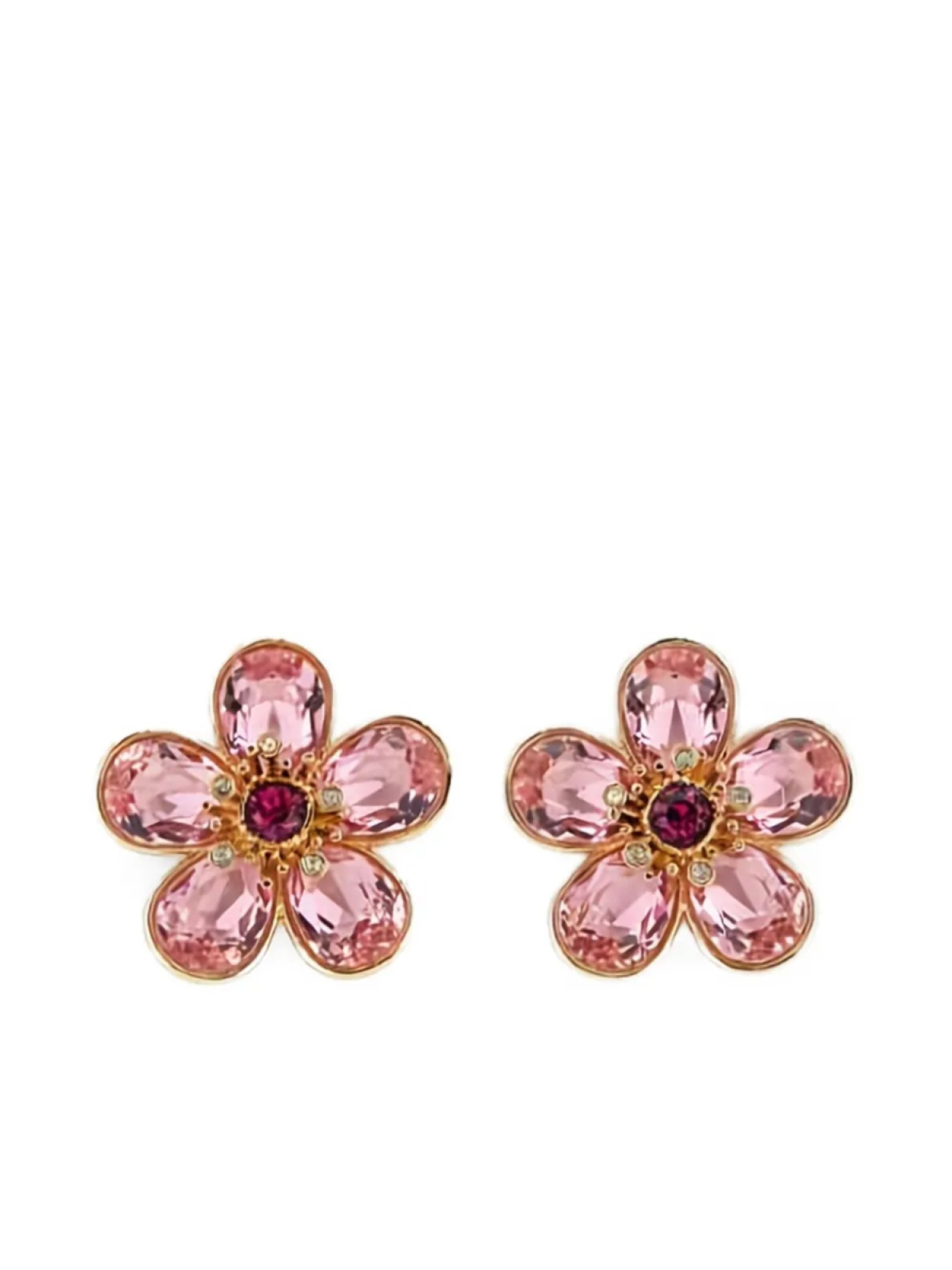 

Серьги Идиллия Swarovski, золотой