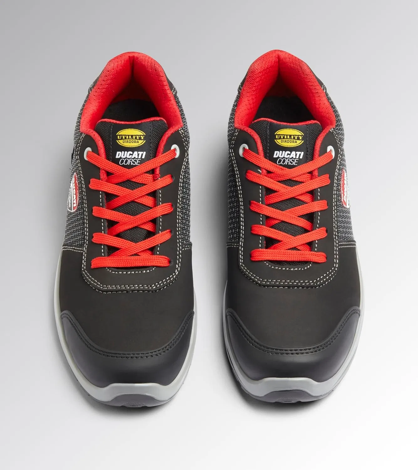 Защитные ботинки UTILITY DIADORA Ducati Speedy Race S3S, черно-серые — фото 2
