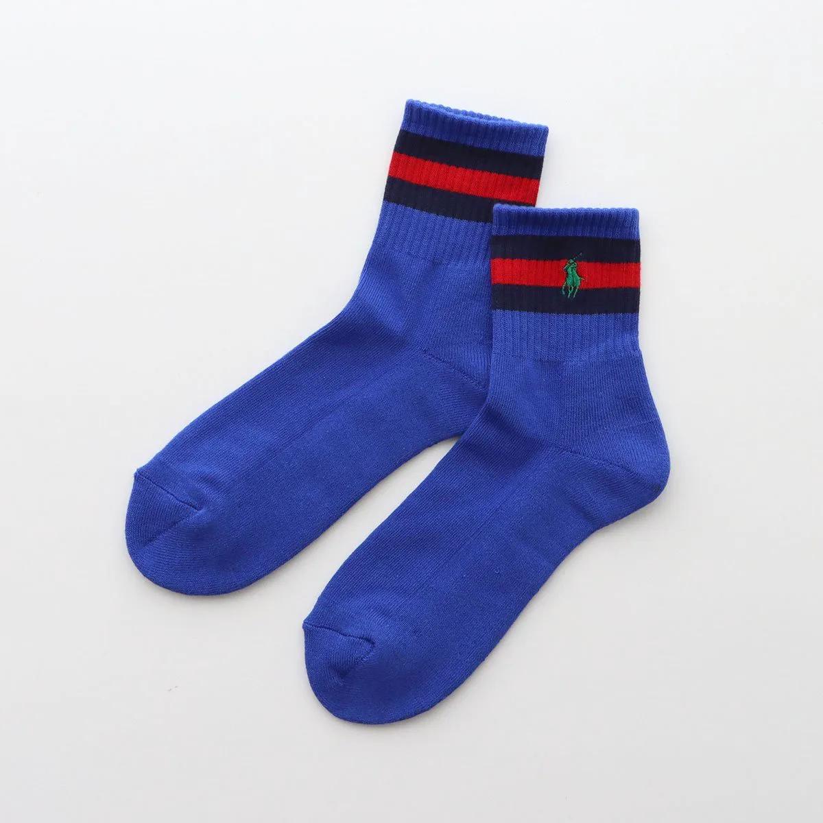 Мужские носки средней длины с одноточечной разметкой Polo Ralph Lauren, 65. Blue — фото 2