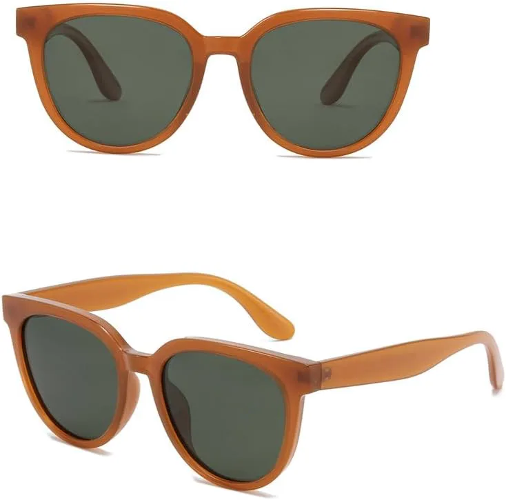 

Поляризованные солнцезащитные очки для женщин и мужчин, классические ретро-очки квадратной формы с зеркальными линзами, дизайнерский стиль ONLYZILLA, Orange