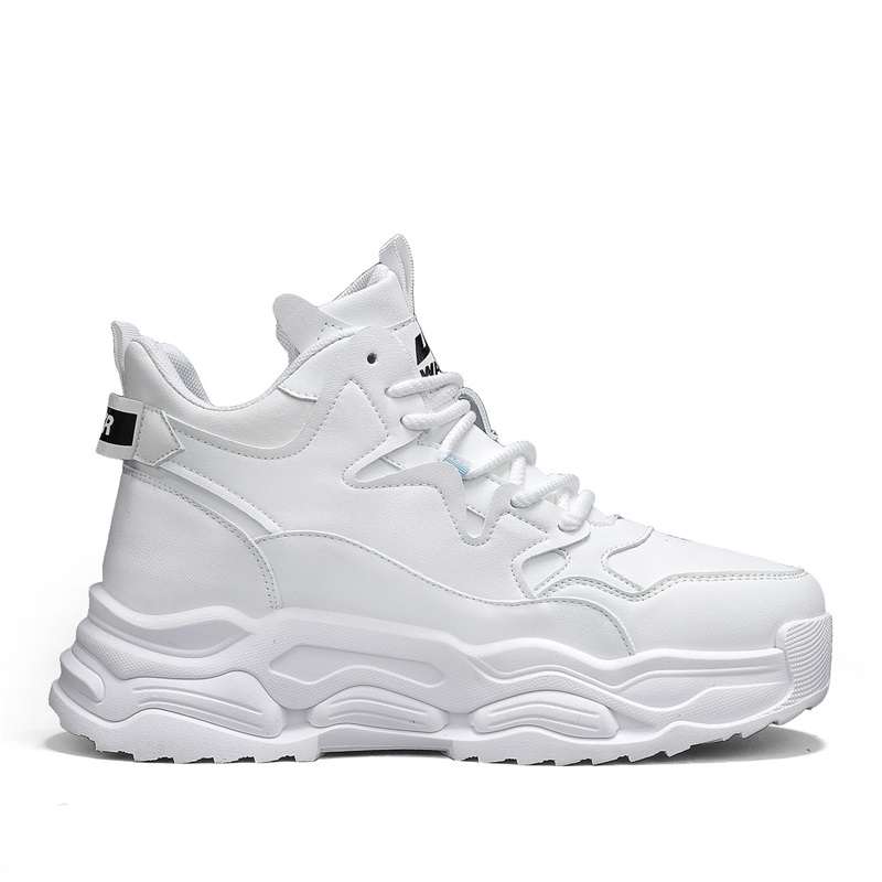 Кроссовки Chunky мужские Mid top белые WARRIOR, белый — фото 3