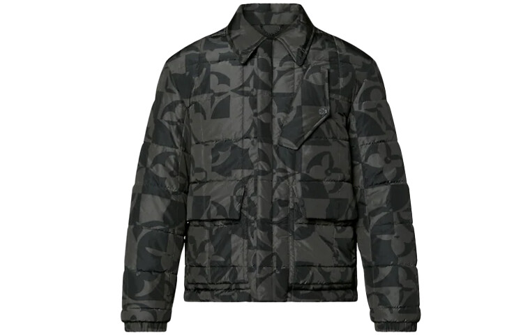 

Новые квартальные продукты LV Jacket Men Coal Gray Louis Vuitton, серый