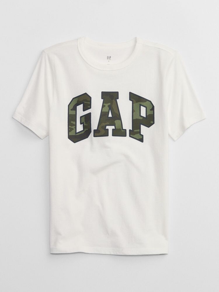 

Детская футболка с логотипом Gap, белый