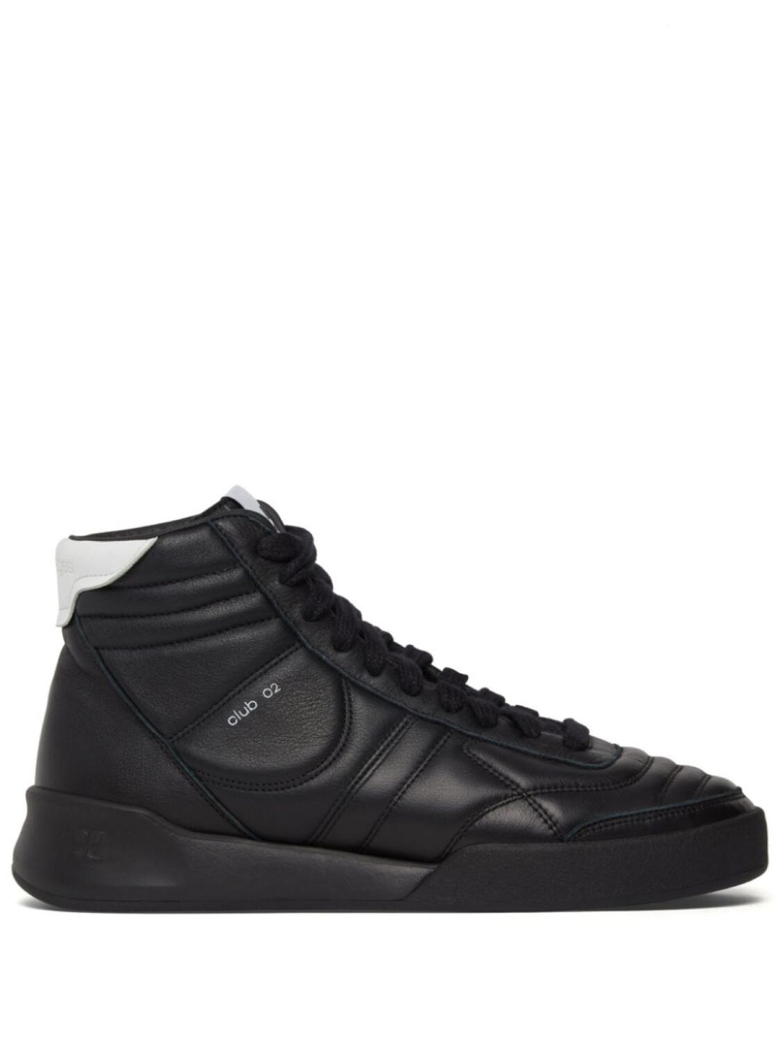 

Courrèges кроссовки Mid Club 02, черный