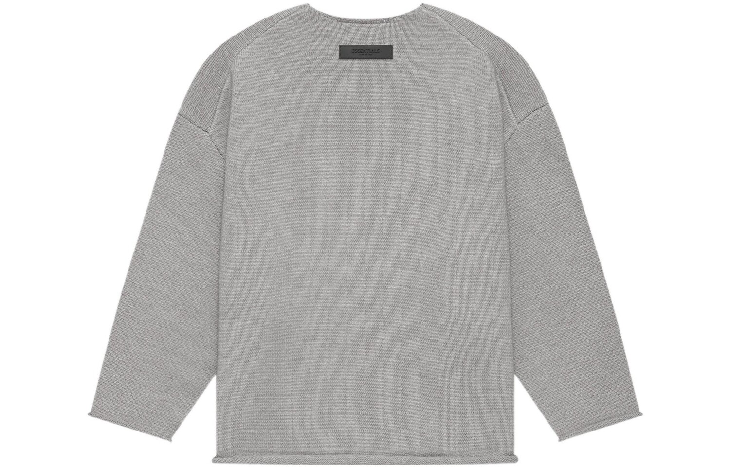 SS22 Толстовка мужская темно-овсяная Fear Of God Essentials, серый — фото 2
