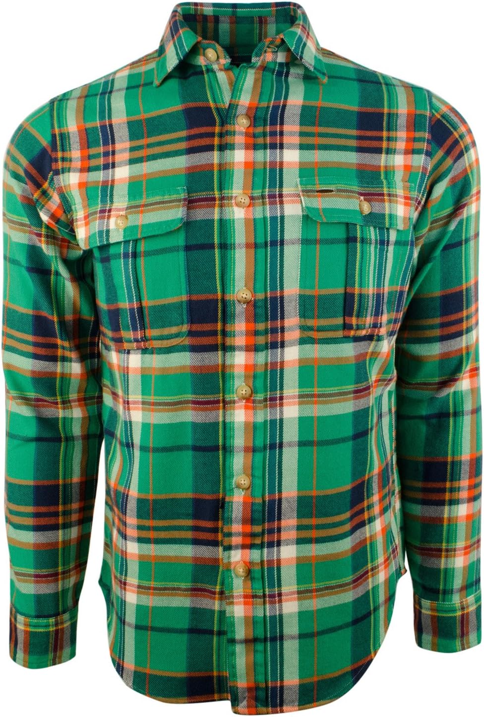 

Polo Ralph Lauren мужская клетчатая рубашка из твила, Green