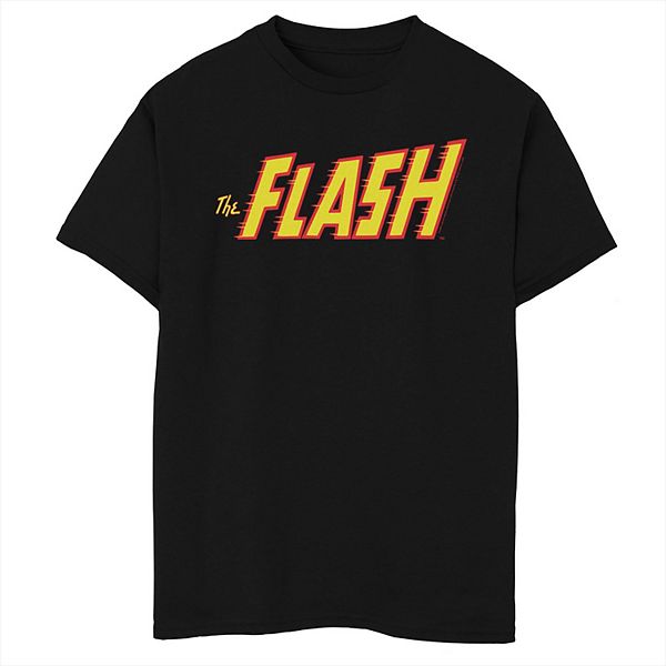 

Футболка с принтом Boys 8-20 husky dc comics the flash classic yellow logo Licensed Character
