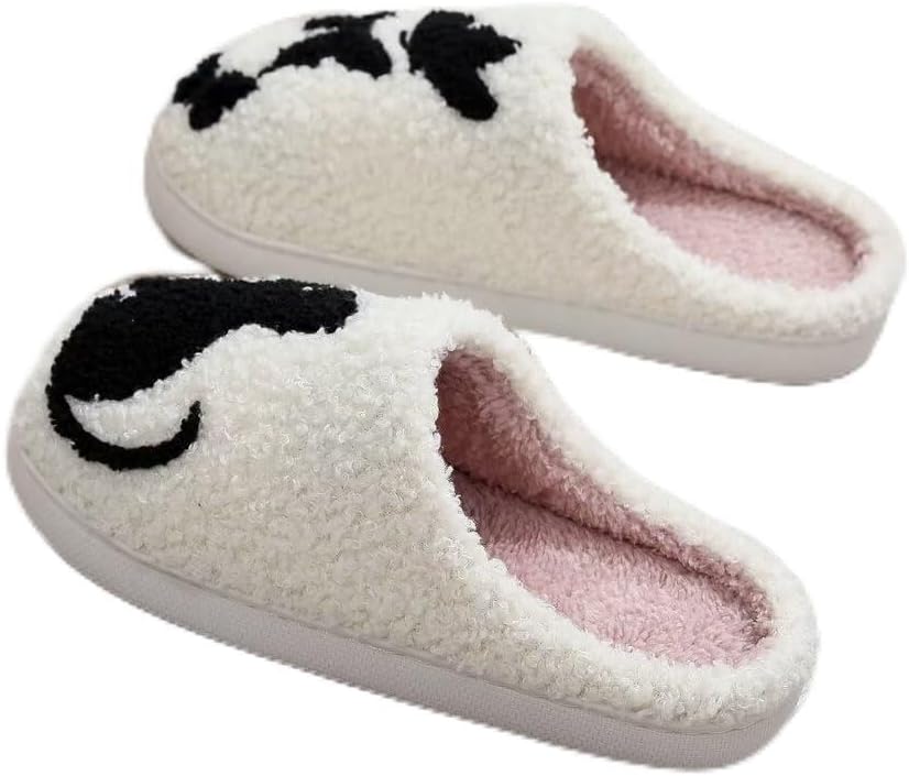 

Тапочки Volissoz с тыквой на Хэллоуин для женщин и мужчин, домашние тапочки с эффектом памяти, мягкие плюшевые, для спальни и улицы, черный