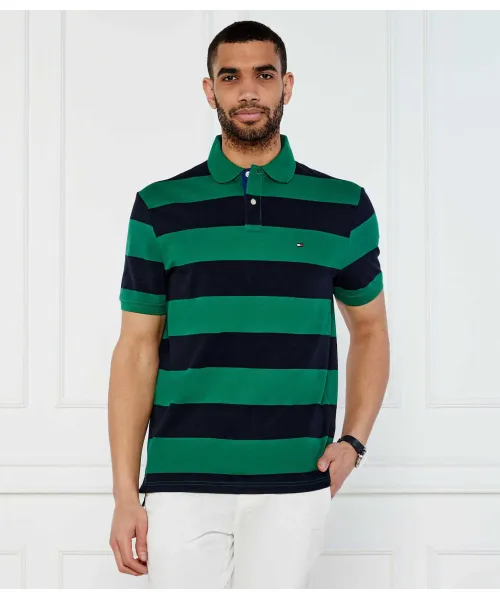 

Футболка поло Classic fit Tommy Hilfiger, зеленый