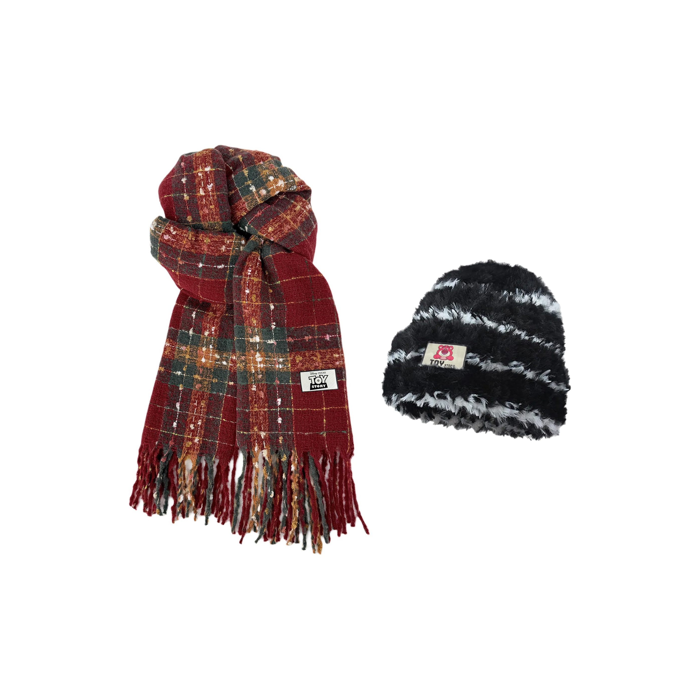 

Disney Вязаный шарф унисекс, 2 Pack (Berry Stars+Striped Hat)