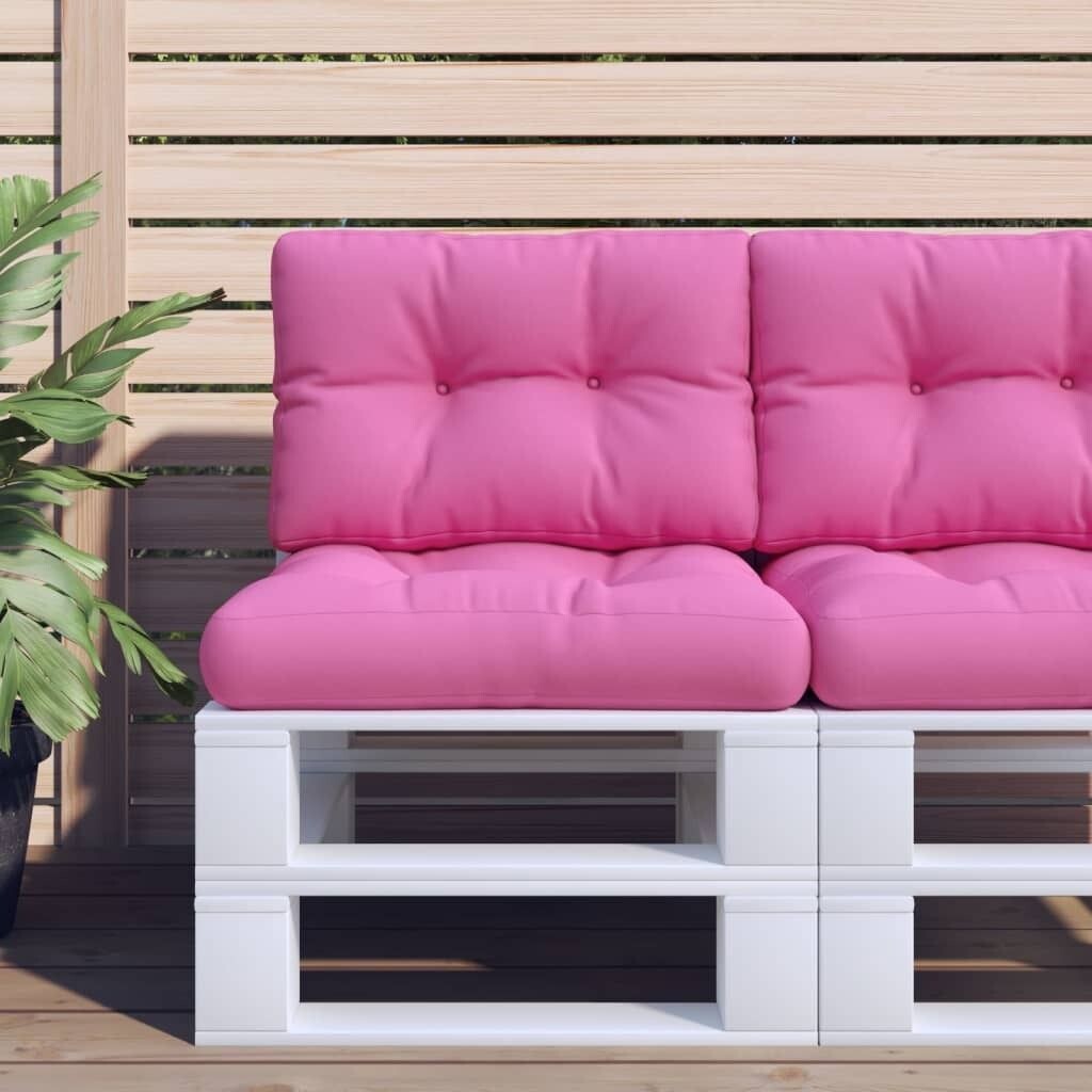 

Подушка-паллет розовая 50х50х12 см ткань DKD HOME DECOR, розовый