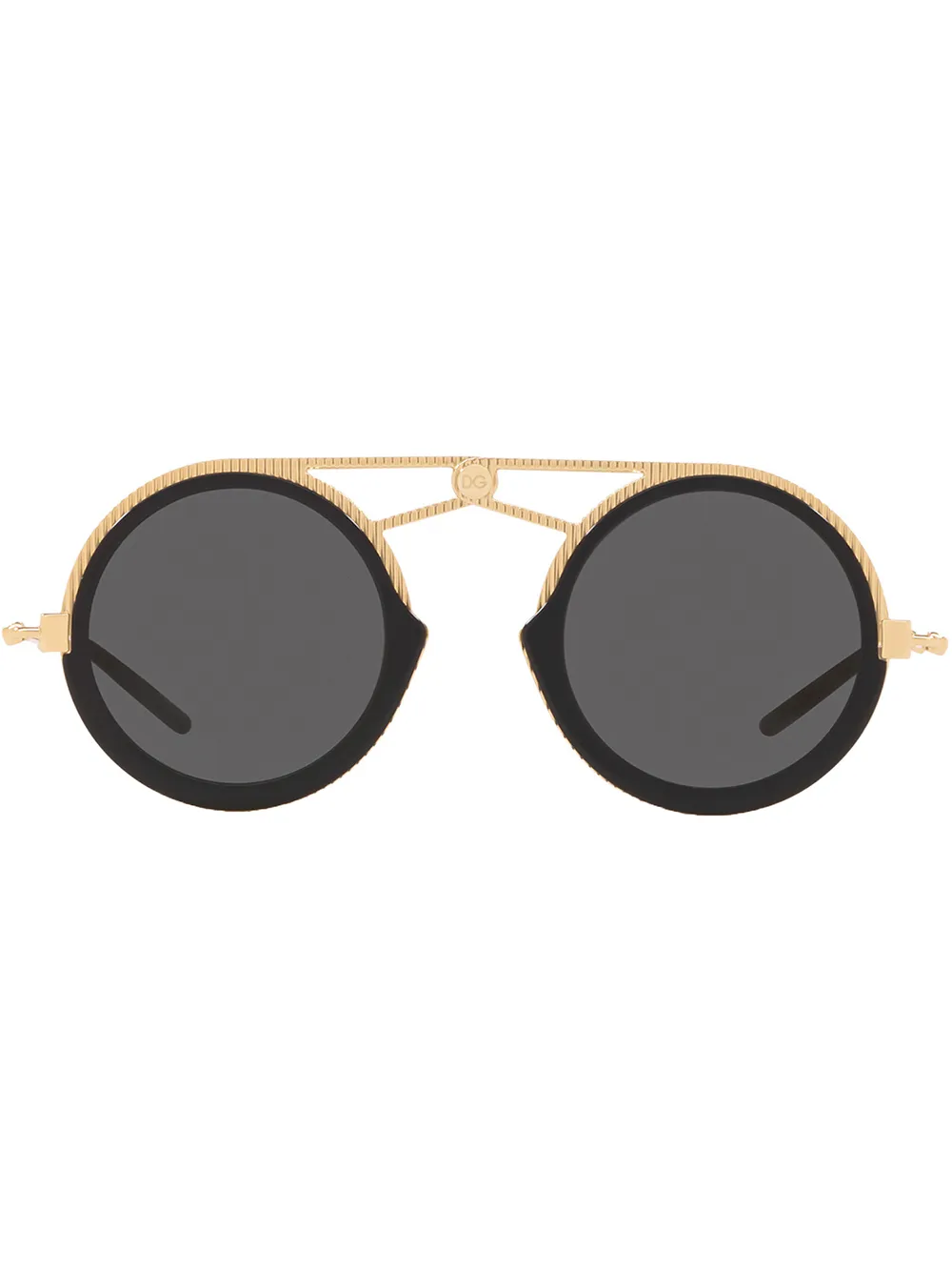 

Солнцезащитные очки в круглой оправе Dolce & Gabbana Eyewear, черный
