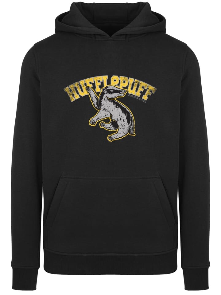 

Пуловер F4NT4STIC Hoodie Harry Potter Hufflepuff Sport Emblem, черный