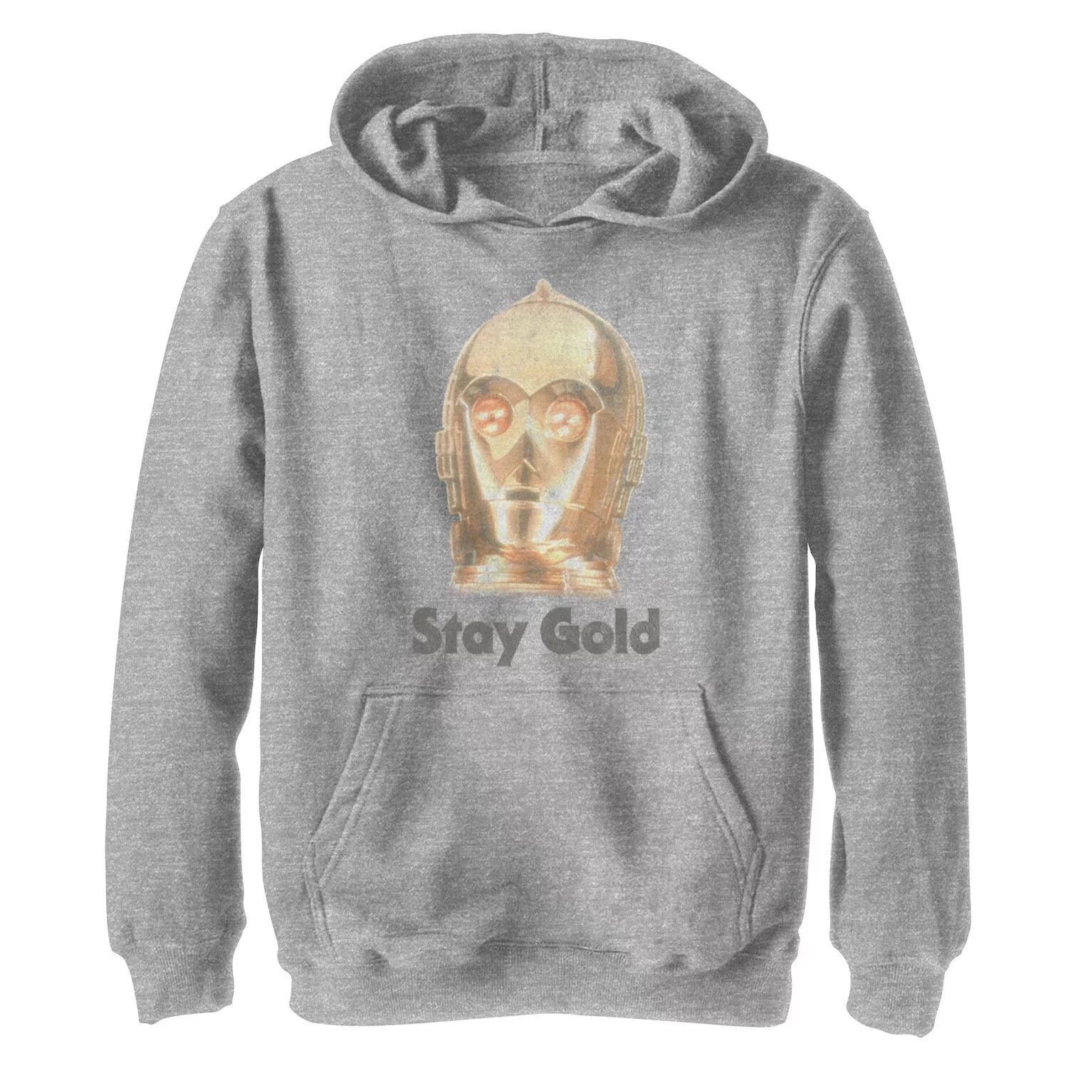 

Толстовка с рисунком «Звездные войны: Скайуокер. Восход» C-3PO Stay Gold для мальчиков 8–20 лет Licensed Character