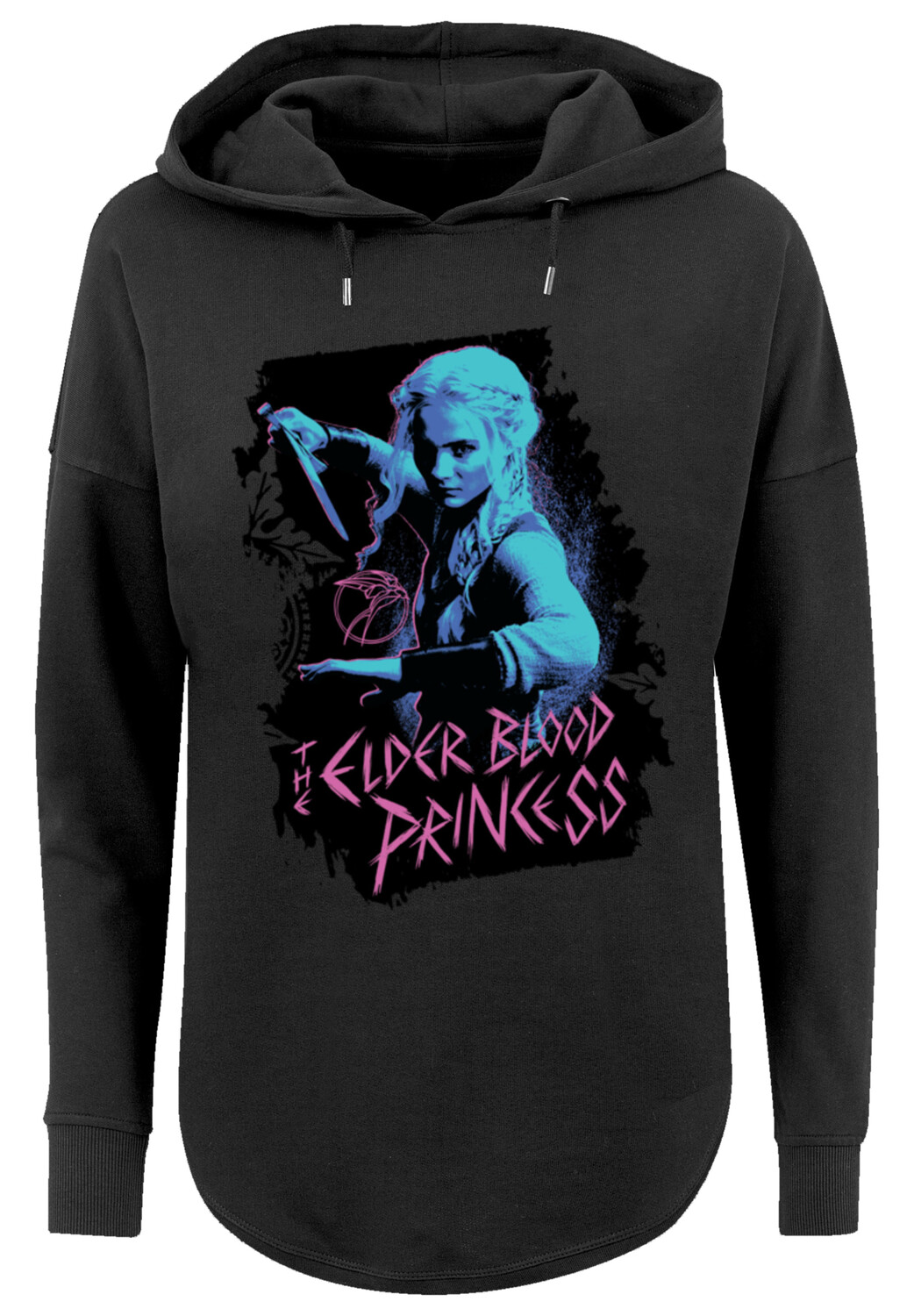 

Свитер F4NT4STIC Oversized Hoodie The Witcher Ciri Netflix TV Serie, черный