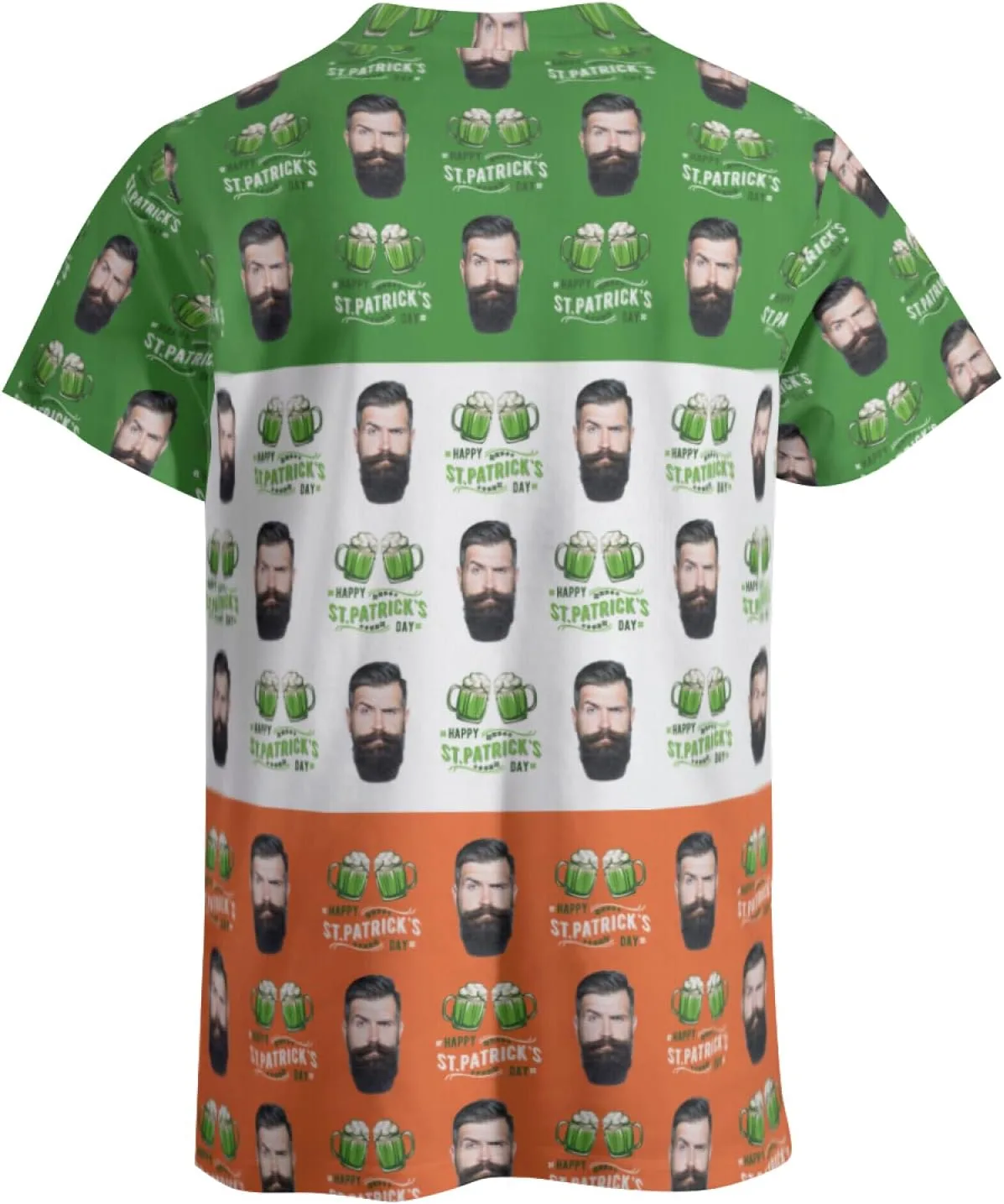 Футболка Custom St Patrick's Day с принтом, Unisex, короткий рукав — фото 2