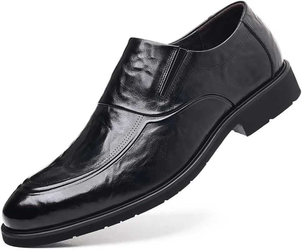 Лоферы кожаные дышащие Oxford Black UOPYNE