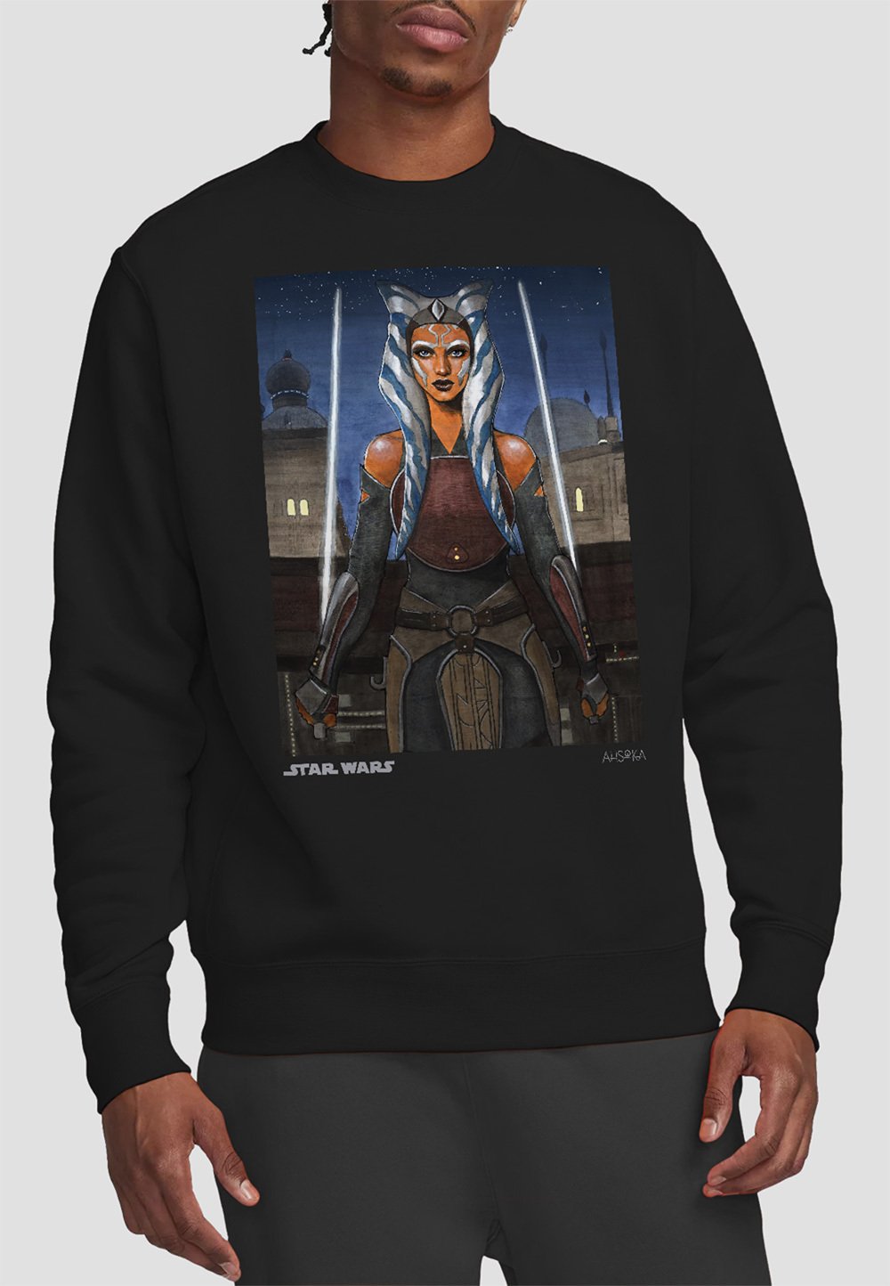 

Толстовка STAR WARS HEROIC AHSOKA PRINT Star Wars, черный