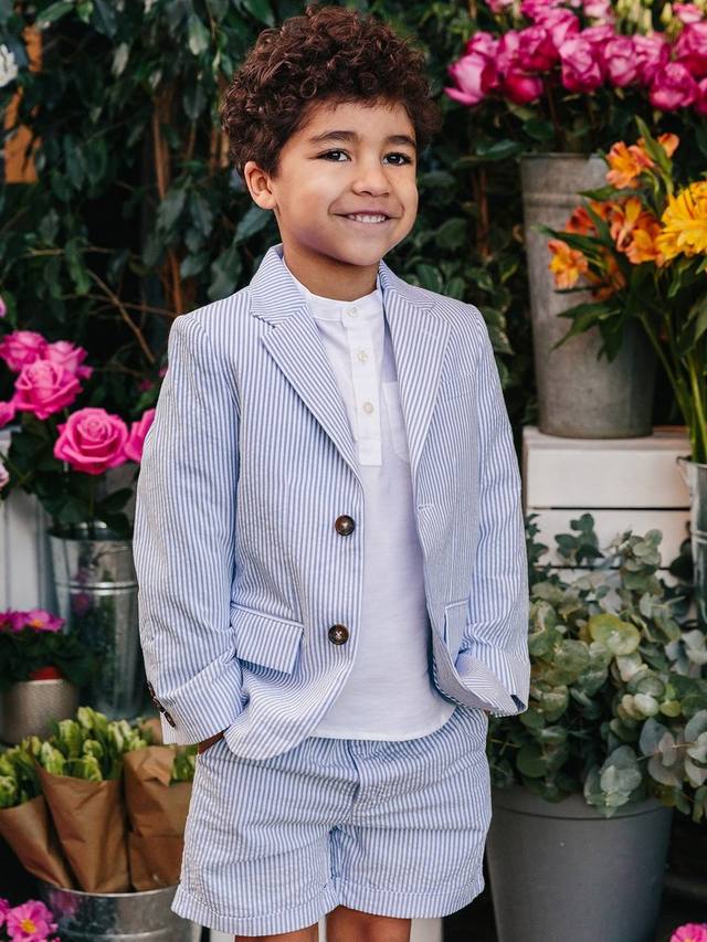 

Детский пиджак Sebastian Heritage Trotters, Pale Blue