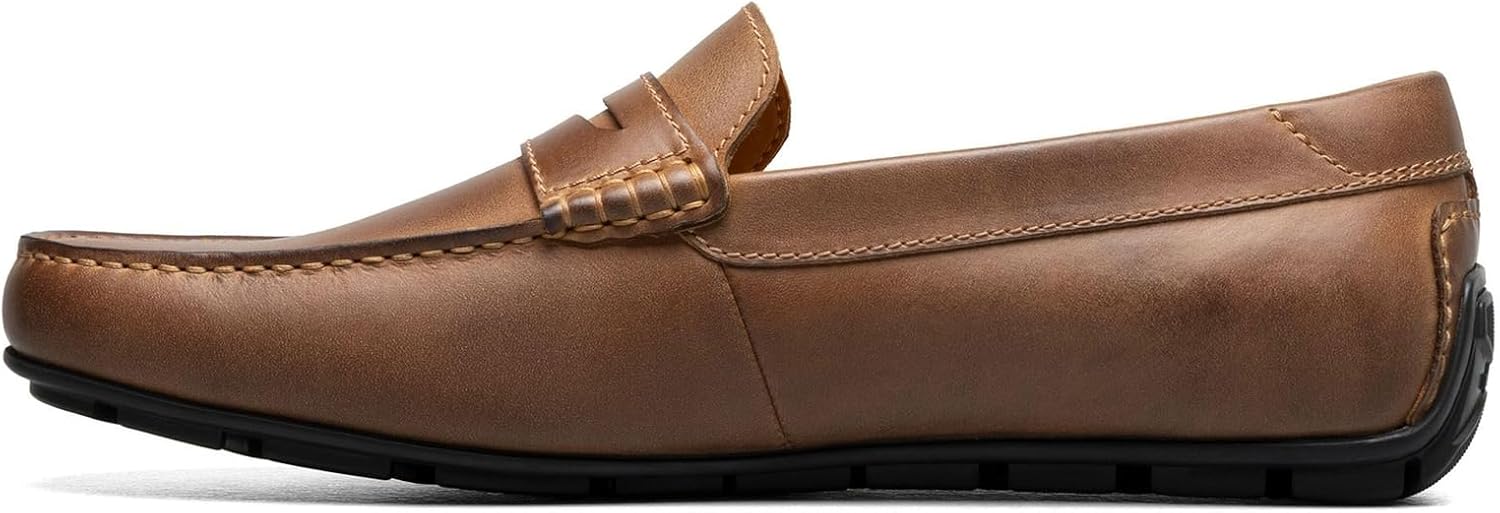 Мужские слипоны Florsheim Motor Smooth Moc Toe Penny Driver, коричневый — фото 2
