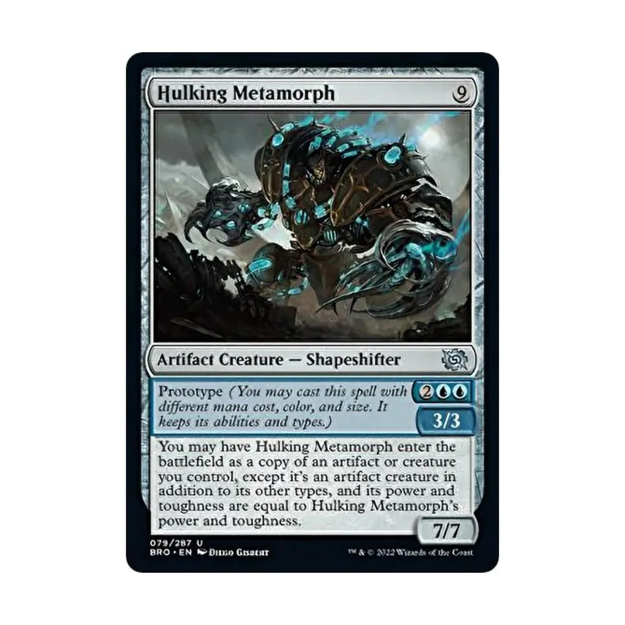 

CCG Неповоротливый Метаморф (U), MTG - The Brothers War