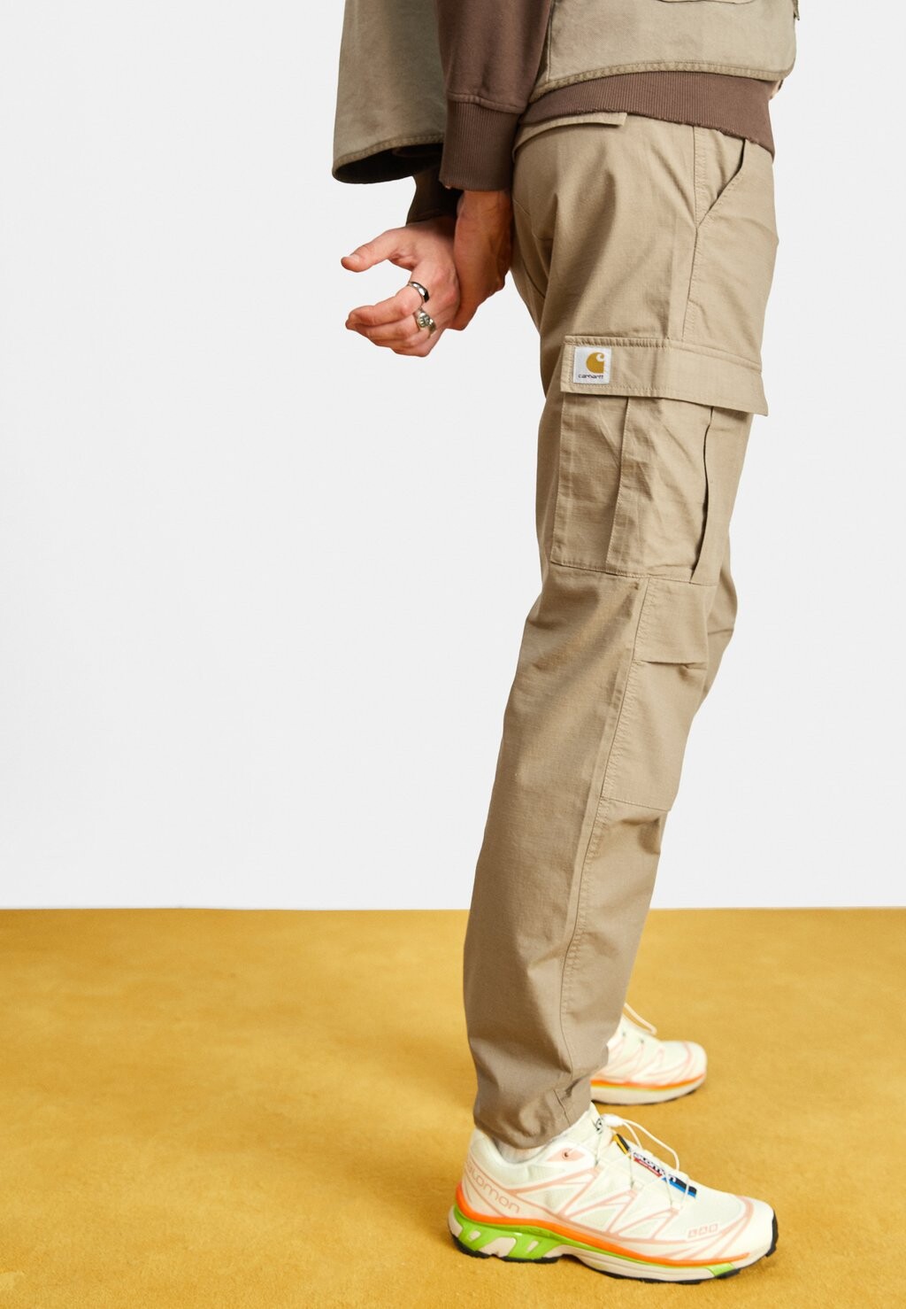 

Брюки-карго Aviation Pant Carhartt WIP, хаки