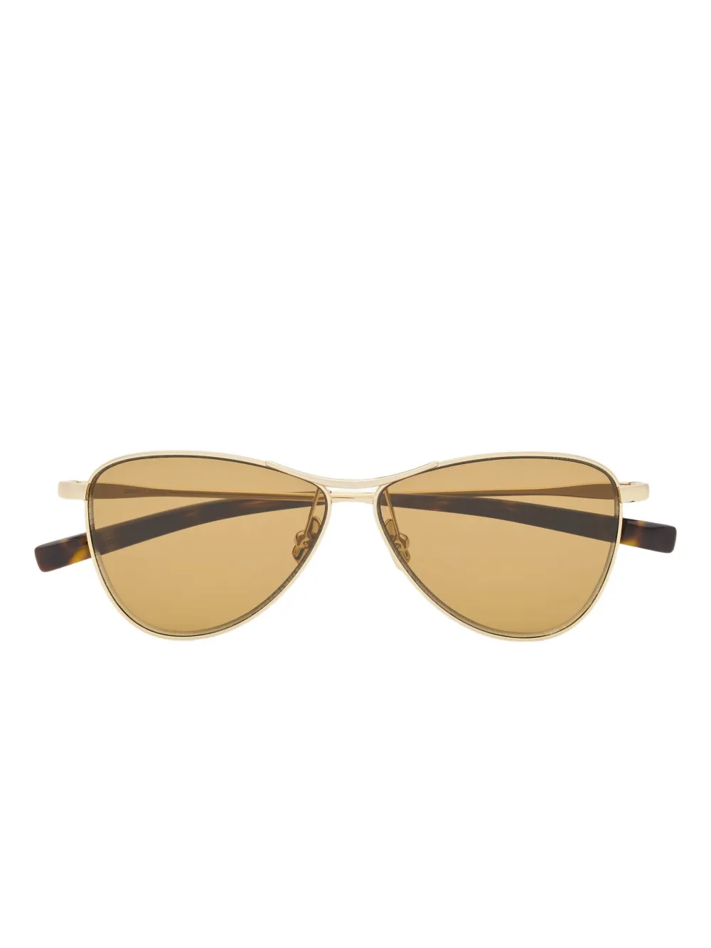 

Солнцезащитные очки-пилоты Saint Laurent, золотистый