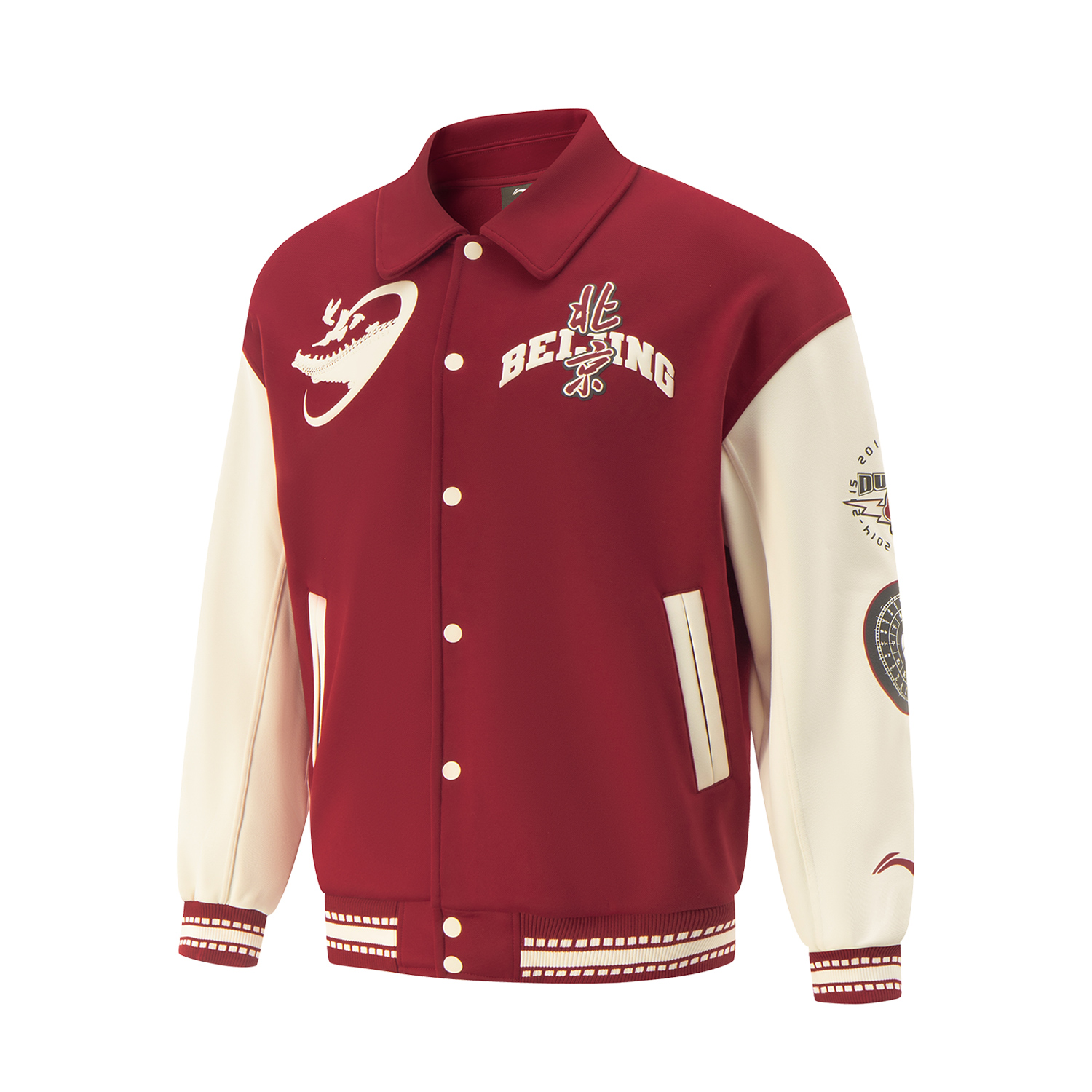 

LINING Куртка CBA Collection мужская тёмно-вишнёвая, Dark Berry Red
