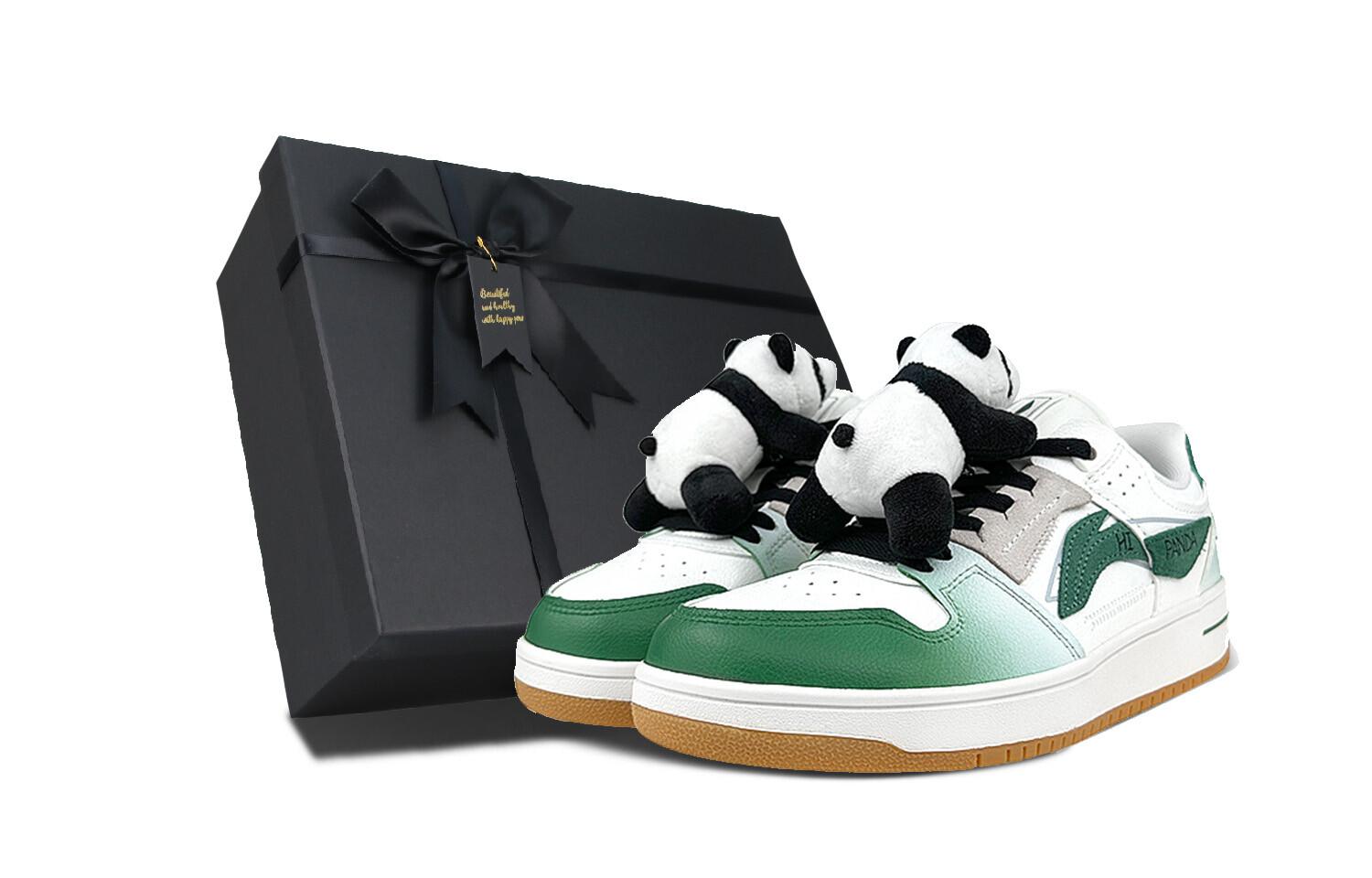 

Кроссовки LINING Skateboarding Shoes Men Low-top White/Green/Black, зеленый