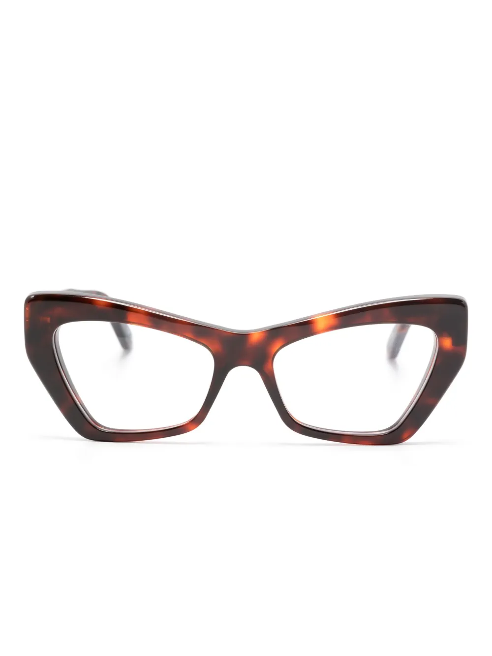 

Очки черепаховой расцветки Balenciaga Eyewear, красный