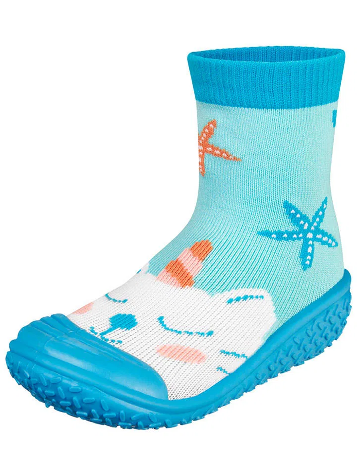 Водонепроницаемые тапочки Playshoes синие