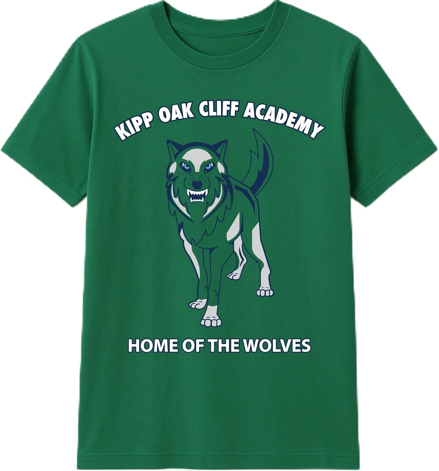 KIPP Texas Детская футболка с коротким рукавом Kipp: Youth Oak Cliff Academy Spirit Tee, Kelly Green (Oak Cliff Academy)