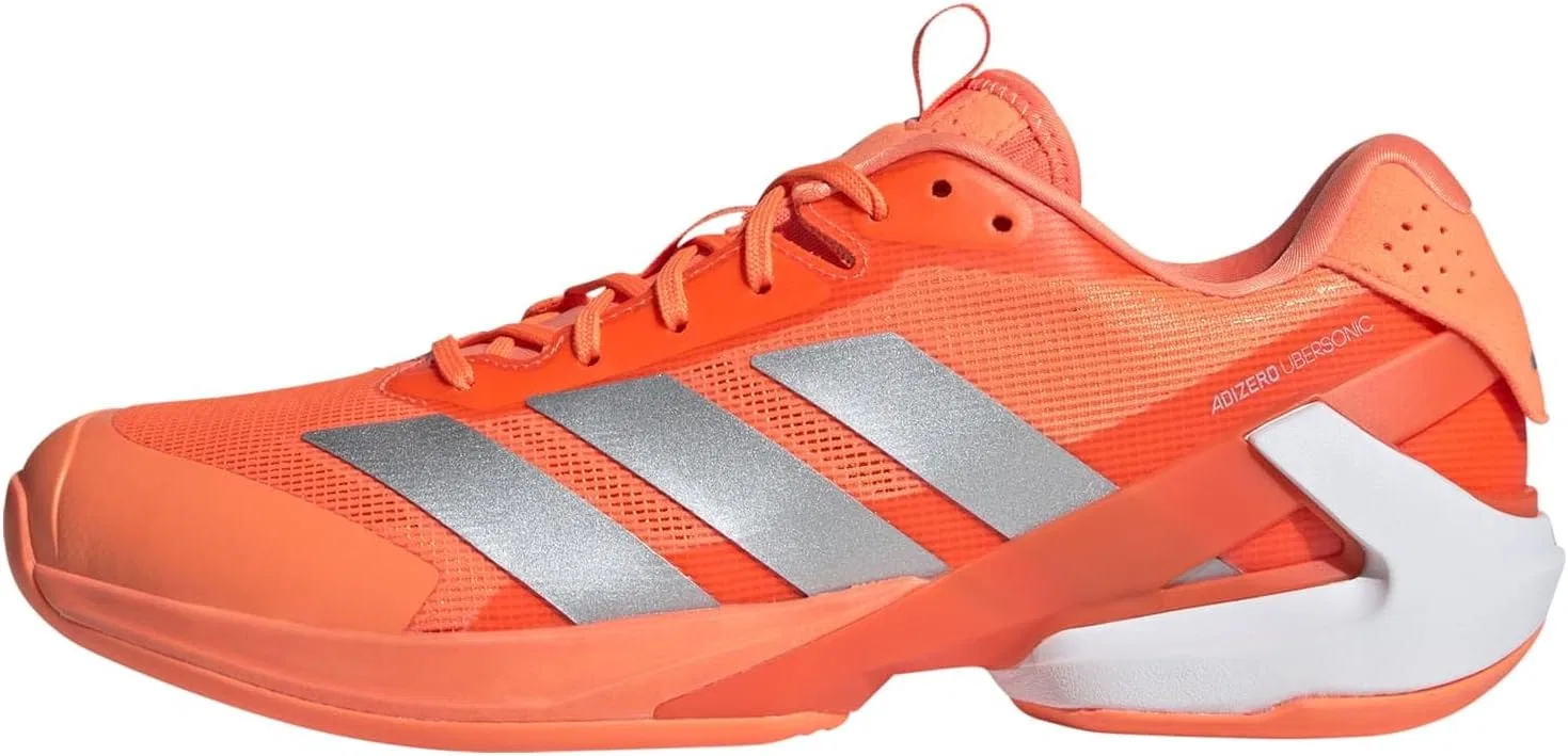 Кроссовки теннисные Adidas Adizero Ubersonic 5, Lucid Orange/Silver Metallic/Black