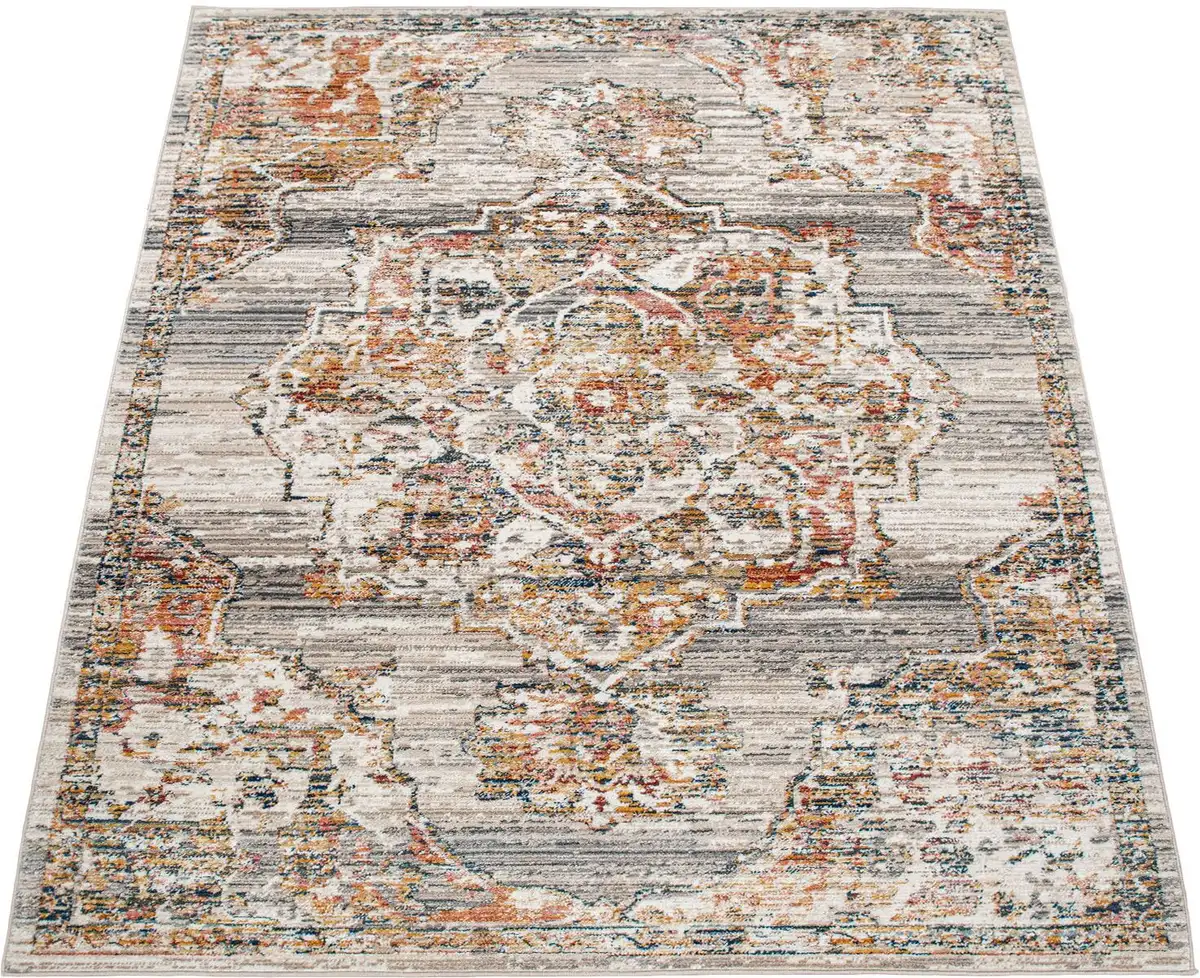 

Ковер Paco Home "Herbete 734", прямоугольный, короткий ворс, восточный стиль, винтажный дизайн 80х150 см, серый