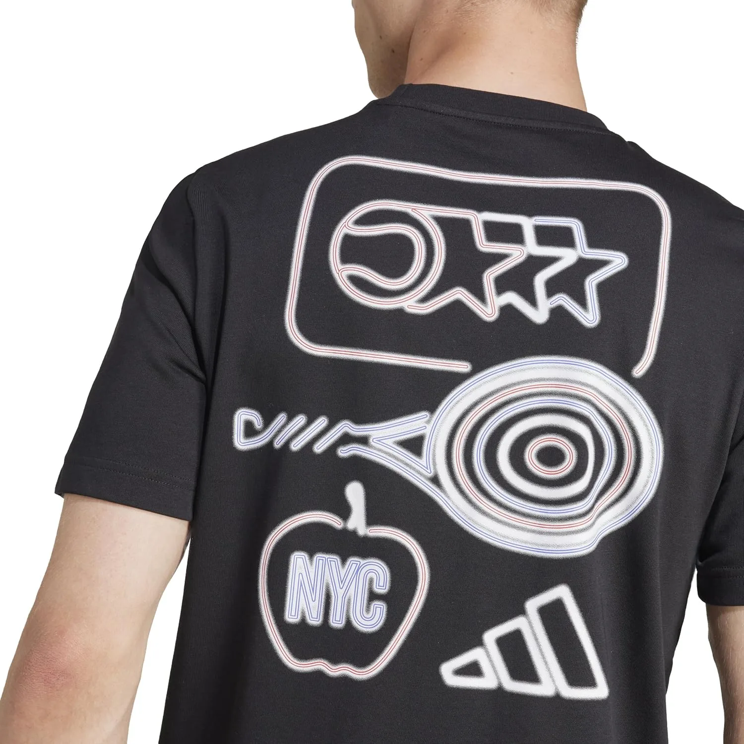 Футболка adidas Men's Tennis City Lights Graphic — фото 3