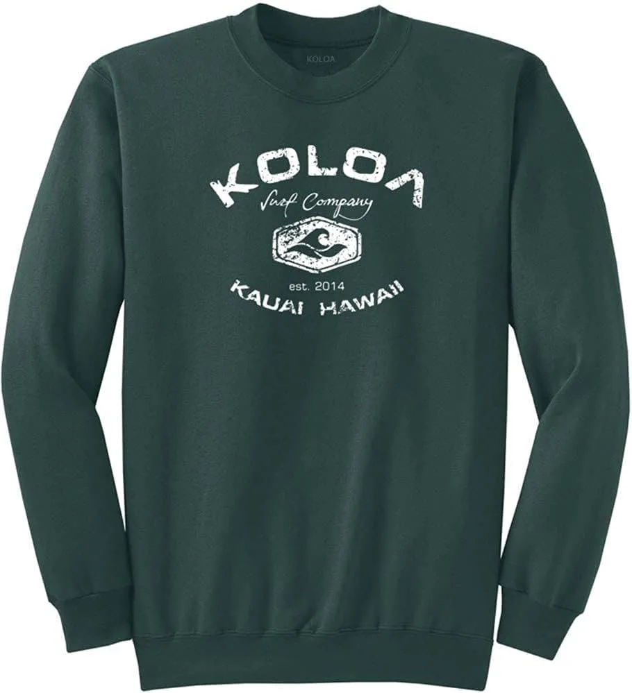 

Koloa Surf Vintage Arch Logo Crewneck Sweatshirts в размерах Regular, Big & Tall Joe's USA