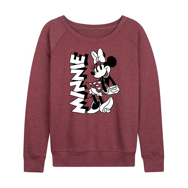 

Футболка с длинным рукавом Minnie Mouse French Terry plus size Disney, Heather Dark Red