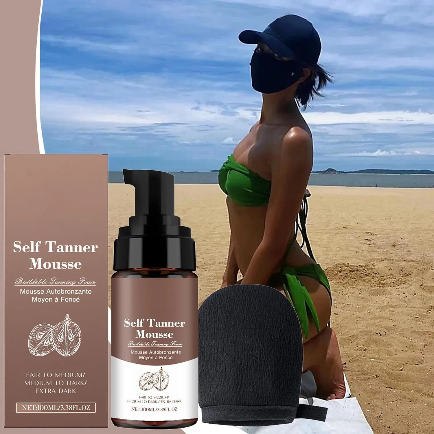 Набор мусса для автозагара SE-LF Tan Mousse Kit (100 мл) Filvczt — фото 4