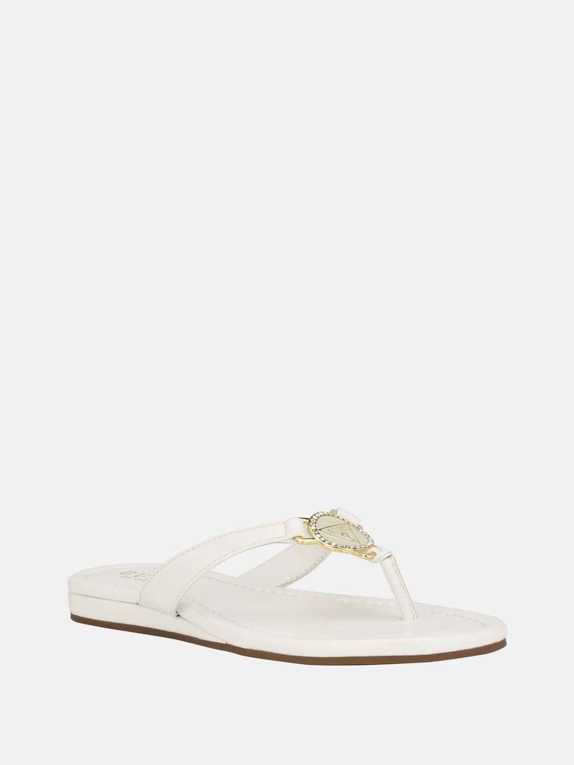 

Сандалии Justy Bling вьетнамки Guess Factory, белый