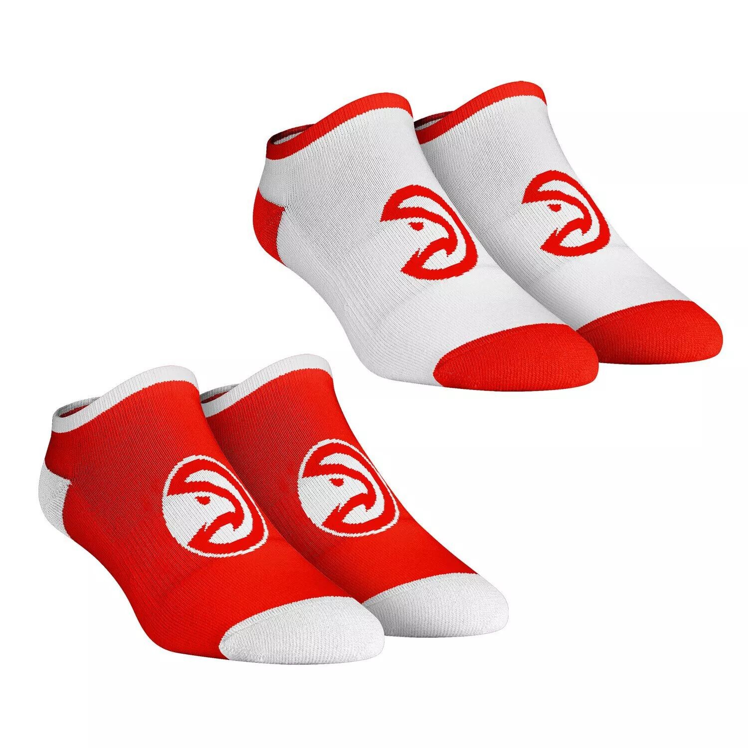 

Женские носки Rock Em Atlanta Hawks Core Team, комплект из 2 коротких носков до щиколотки