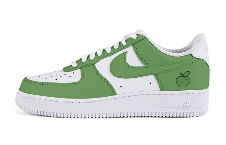 

Кроссовки Nike Air Force 1 Skateboarding Shoes Men Low-top Green/White, зеленый