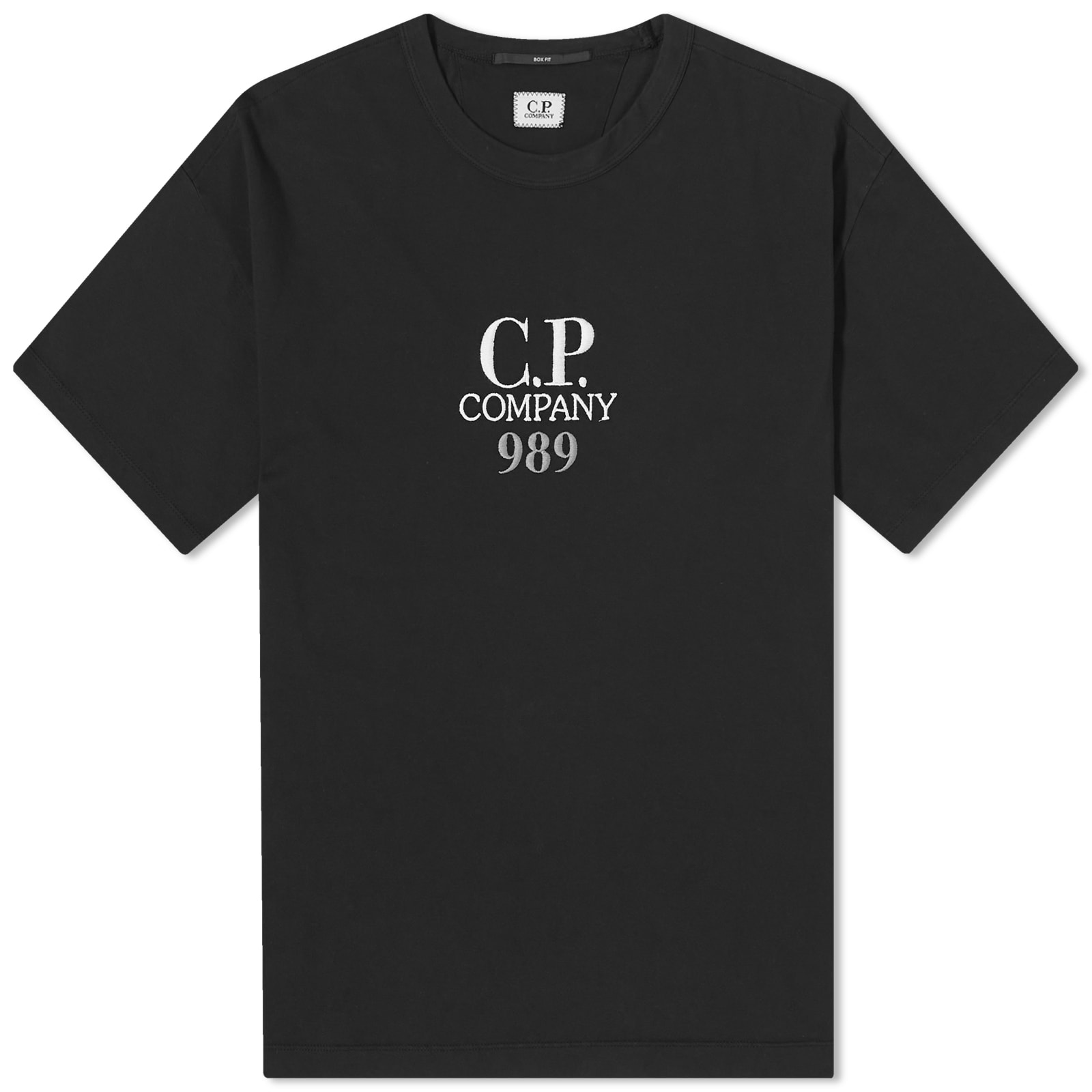 

Футболка C.P. Company Box Logo T-Shirt, черный